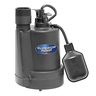 Sump pump review Superieor Pump 92250